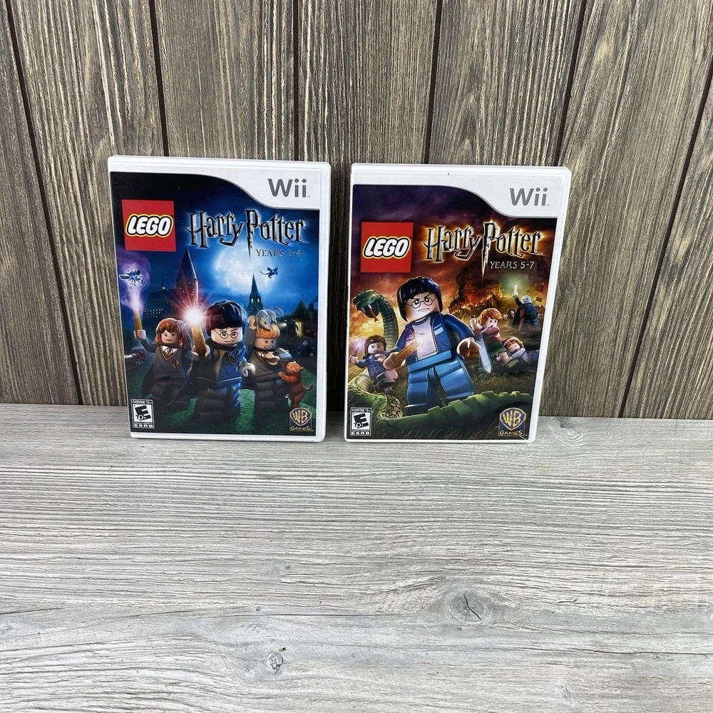 LEGO Harry Potter: Years 1-4 and 5-7 set of 2 - Nintendo Wii w/Manual Complete